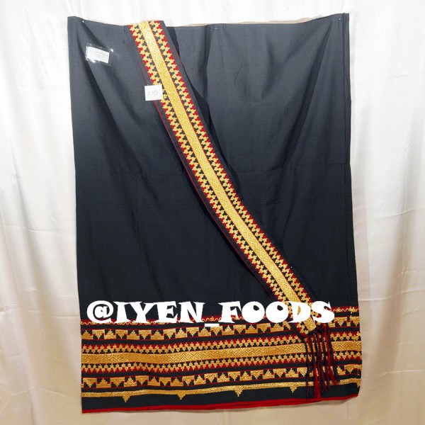 A161 KAIN TAPIS CUPING MOTIF TAJUK SASAP BAHAN HITAM